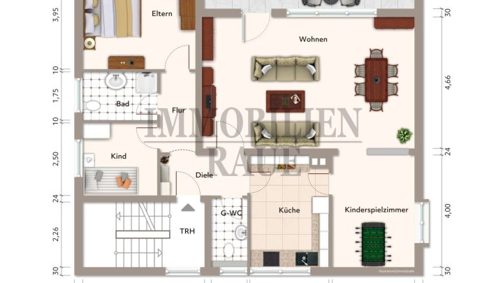 FREISTEHENDES 4-FAMILIENHAUS MIT 3 BALKONEN, TERRASSE, GARTEN & GARAGE IN SULZBACH
