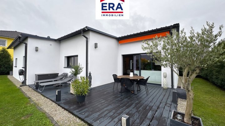 OHNE VERMITTLUNGSGEBÜHREN-MODERNER BUNGALOW, RUHIGE LAGE, IN SPICHEREN/FR, NÄHE SAARBRÜCKEN