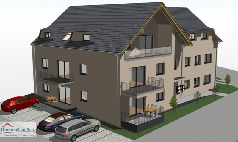 93 M² NEUBAUWOHNUNG IN LOSHEIM AM SEE