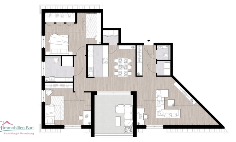 GESTALTEN SIE IHR ZUHAUSE NACH IHREN WÜNSCHEN! ATTRAKTIVE 126 M² DACHGESCHOSSWOHNUNG!