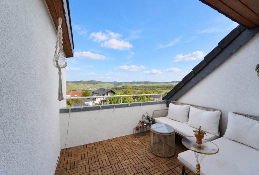 Balkon mit traumhaftem Fernblick