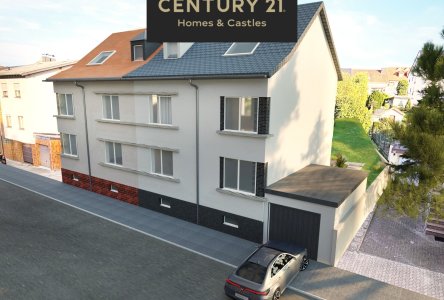 So könnte eine Doppelhaushälfte neu gebaut aussehen