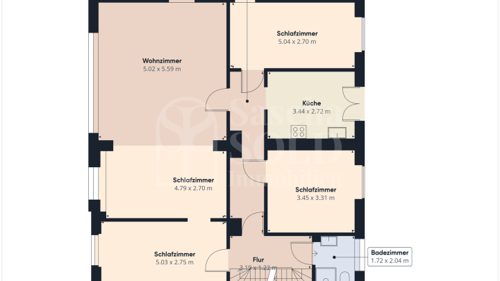 Wohn- und Geschäftshaus in St. Ingbert - für Investoren - mit Wohnung, Gewerbe, Garten und Garagen