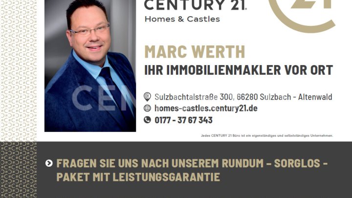 Attraktives Mehrfamilienhaus mit ELW, zusätzl. Baugrundstück und Ausbaumöglichkeit in Quierschied