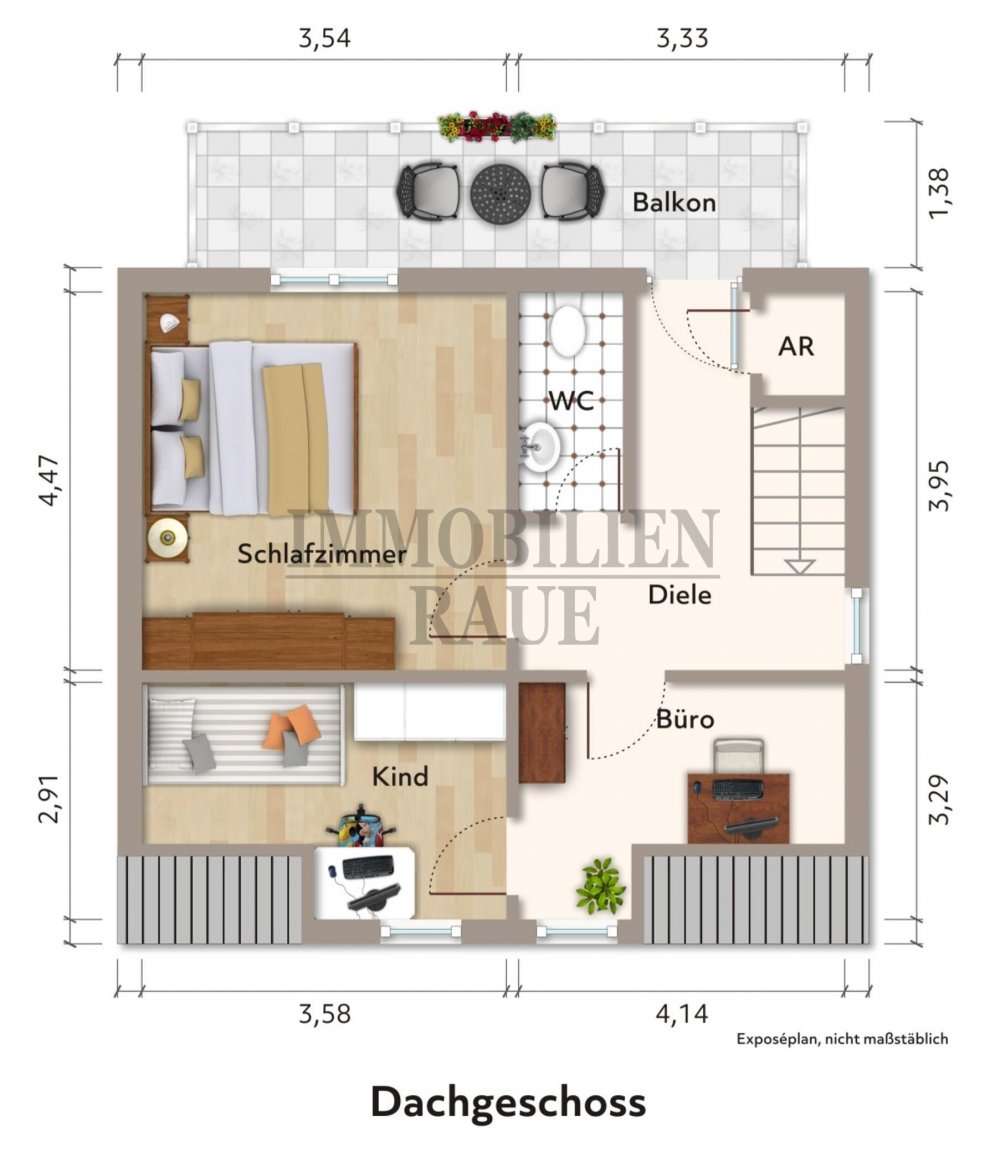 Plan Dachgeschoss