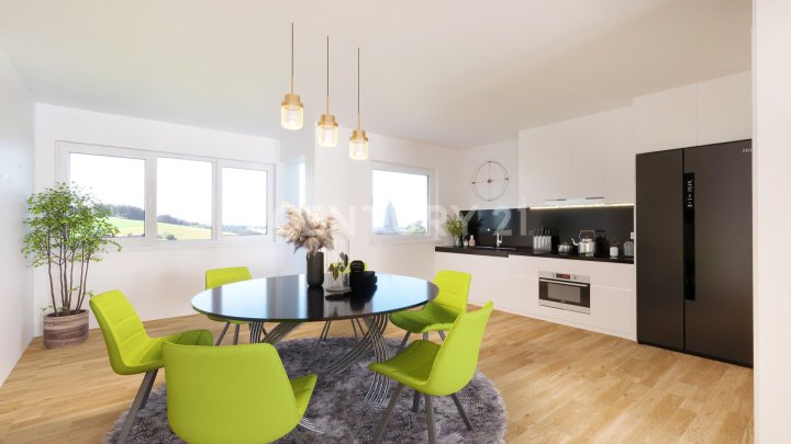 Lichtdurchflutete  ca. 81m2 Obergeschoss Wohnung