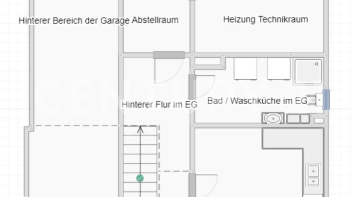 Aufwendig neu renoviertes freistehendes Einfamilienhaus mit kl. Garten und Garage in Friedrichsthal