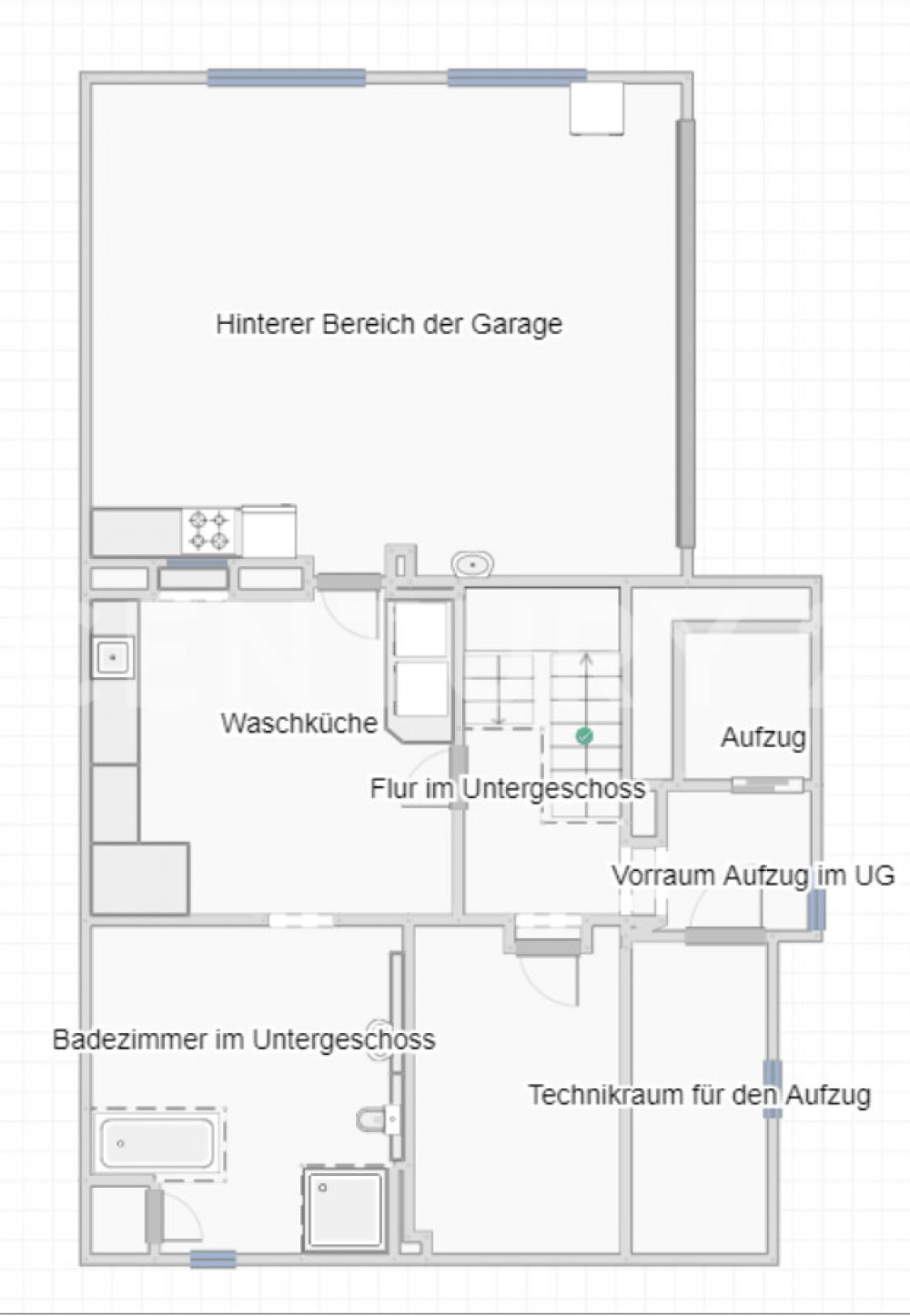 Grundriss Untergeschoss