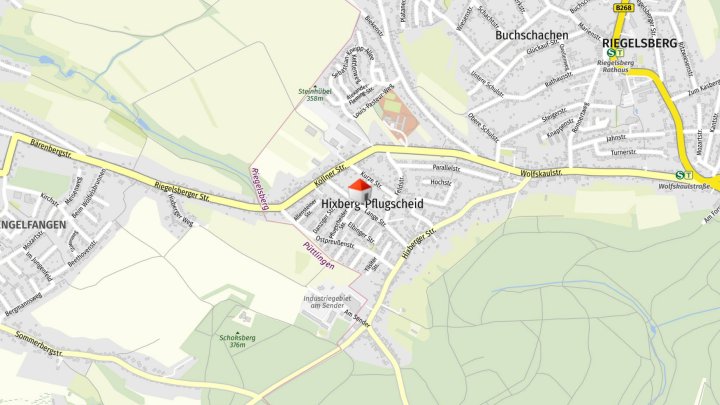 Vermietetes Dreiparteienhaus mit 5 Garagen in verkehrsberuhigter Nebenstraße von Riegelsberg