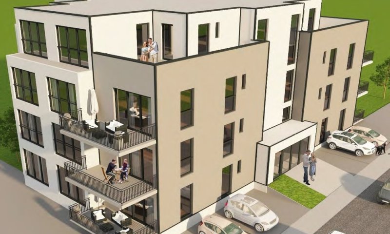 Projektierter Neubau für ein 14-Parteien Mehrfamilienhaus in guter Lage von Heusweiler-Holz