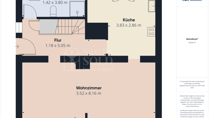 Gepflegtes Einfamilienhaus mit Terrasse, Garten und Garage in Heusweiler - Holz
