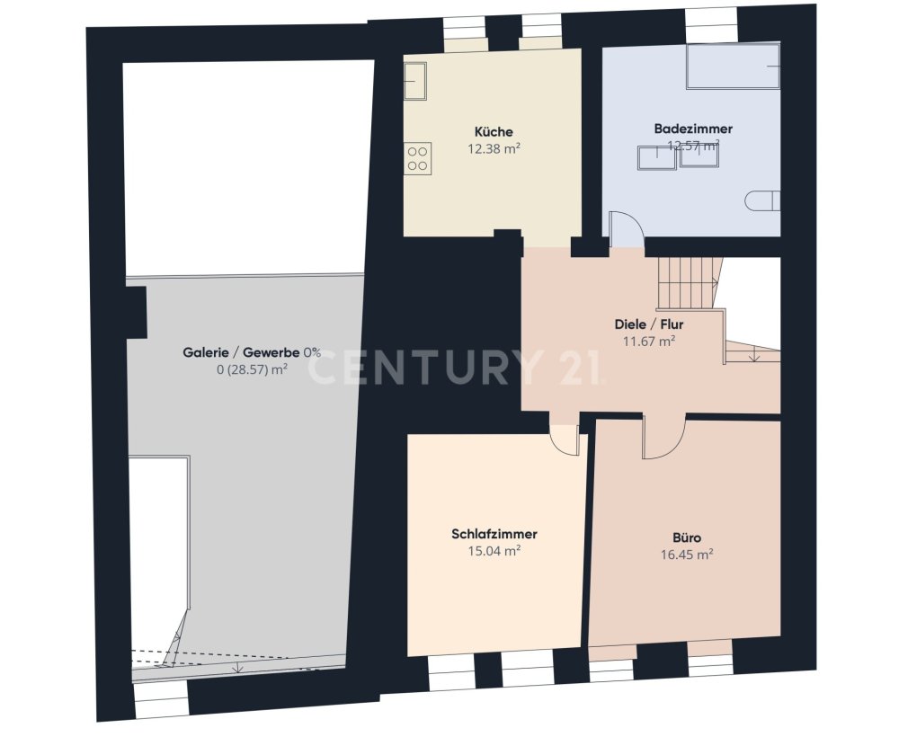 Grundriss 1. Obergeschoss