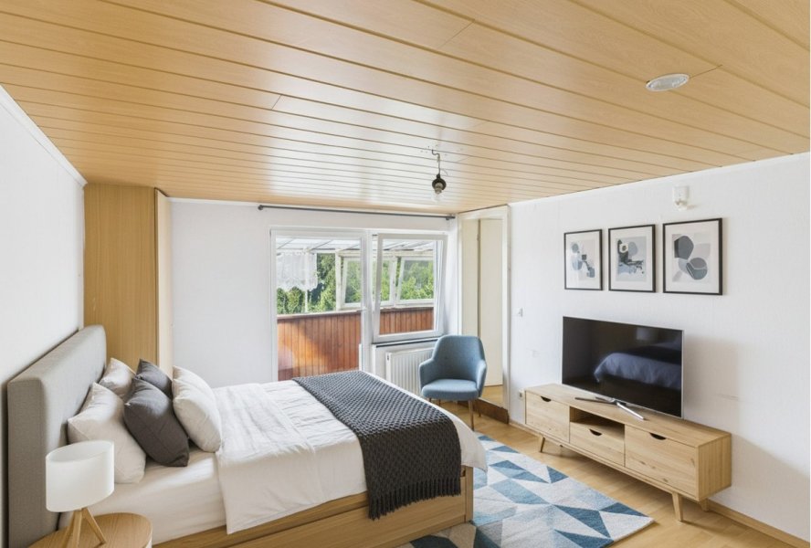 Schlafzimmer visualisiert