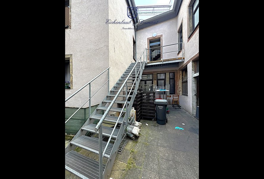 Treppe zur Wohnung