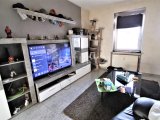 Wohnzimmer der Erdgeschoss Wohnung links