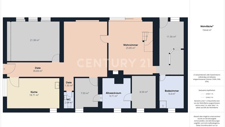 Attraktiver großer Bungalow mit ELW, Garten, 2 Garagen und Weiher in privilegierter Wohnlage