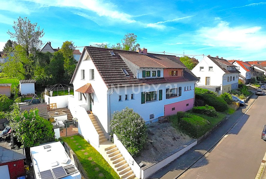 Frontansicht des Hauses