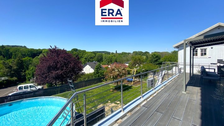 OHNE VERMITTLUNGSGEBÜHREN ! EINFAMILIENHAUS MIT WEITSICHT IN RUHIGER LAGE VON BERVILLER/FR