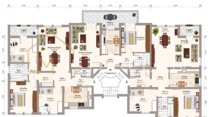 Vollvermietetes Mehrfamilienhaus mit 10 Einheiten