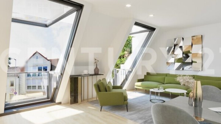 Neubau-3-Zimmer-Dachgeschosswohnung mit Cabrio-Balkon – modernes Zweifamilienhaus in Zweibrücken