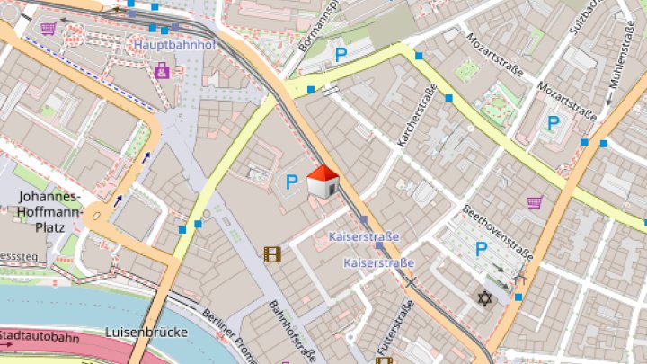 Sanierte Gastro-, Laden- oder Bürofläche mit Schaufenster, zentral in der Kaiserstraße