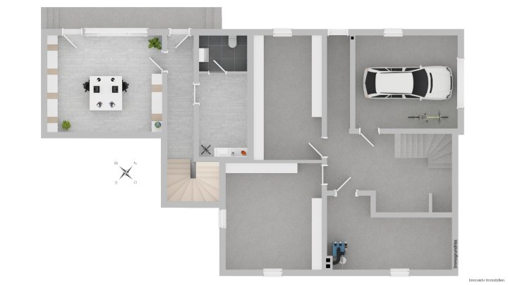 Ruhig gelegenes Zweifamilienhaus mit schöner Gartenanlage & Weitblick