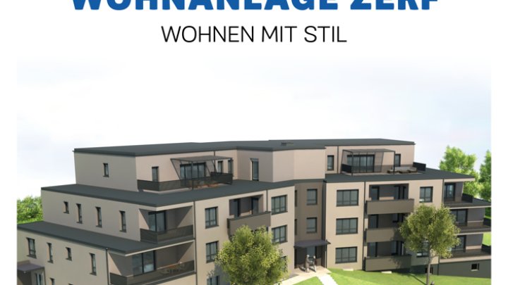 Moderne Neubau . Wohnung in Zerf