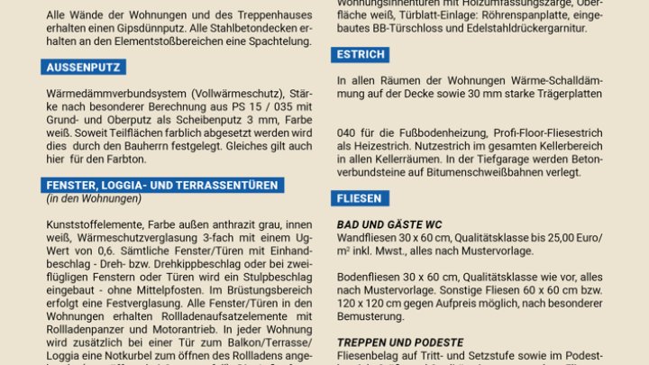 Moderne Neubau . Wohnung in Zerf