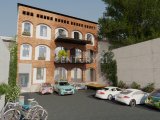 Urban Living visualisiert, saniert mit Balkonen