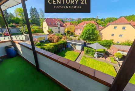 Aussicht vom Balkon