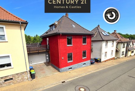 Frontansicht des Hauses 
