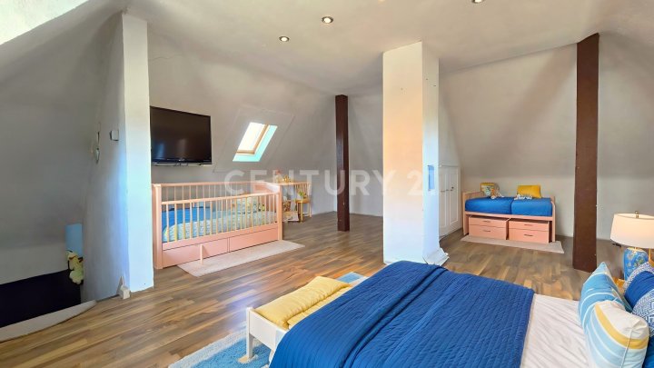 Charmante freistehende Stadtvilla mit großem Balkon, Terrasse, Garten und Garage in Altenwald