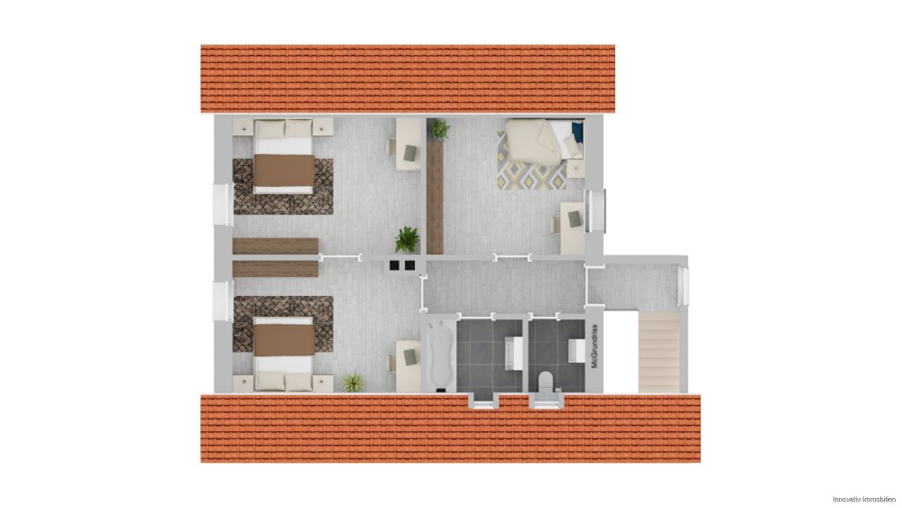 Grundriss Hauptwohnung 2. OG