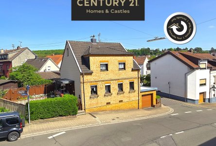 Frontansicht des Hauses 