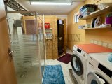 Waschküche mit Sauna und Dusche