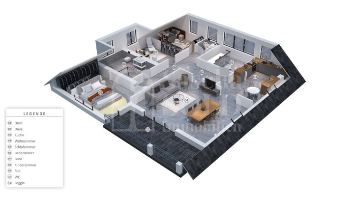 Hochwertige Wohnung mit 4 Zimmer, Loggia, Stellplatz und Garage in Kirkel-Neuhäusel