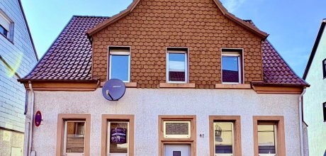 Frontansicht des Hauses