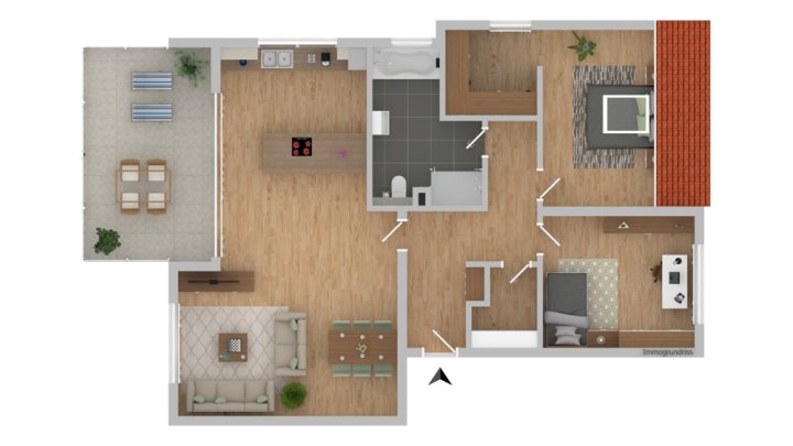 GRENZNÄHE LUXEMBURG:

GEPFLEGTE 101 M² WOHNUNG IN RUHIGER, SONNIGER WOHNLAGE!