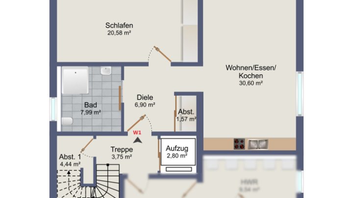 ALTERSGERECHTE 72 M² NEUBAUWOHNUNG IN METTLACH!