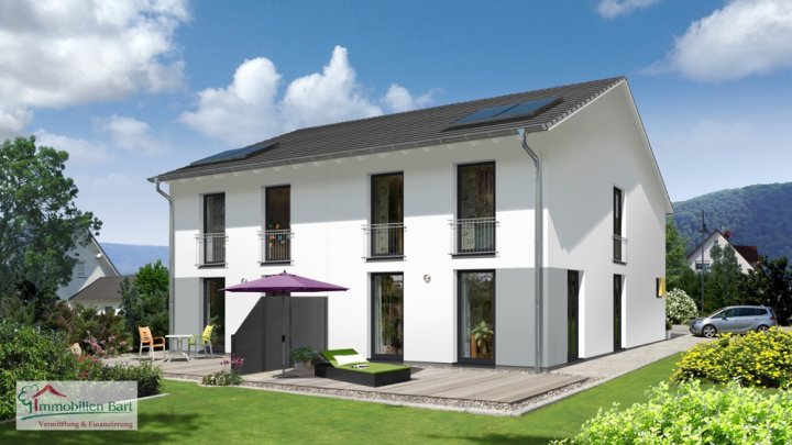 GRENZNÄHE: NEUBAU (DHH) MIT GRUNDSTÜCK