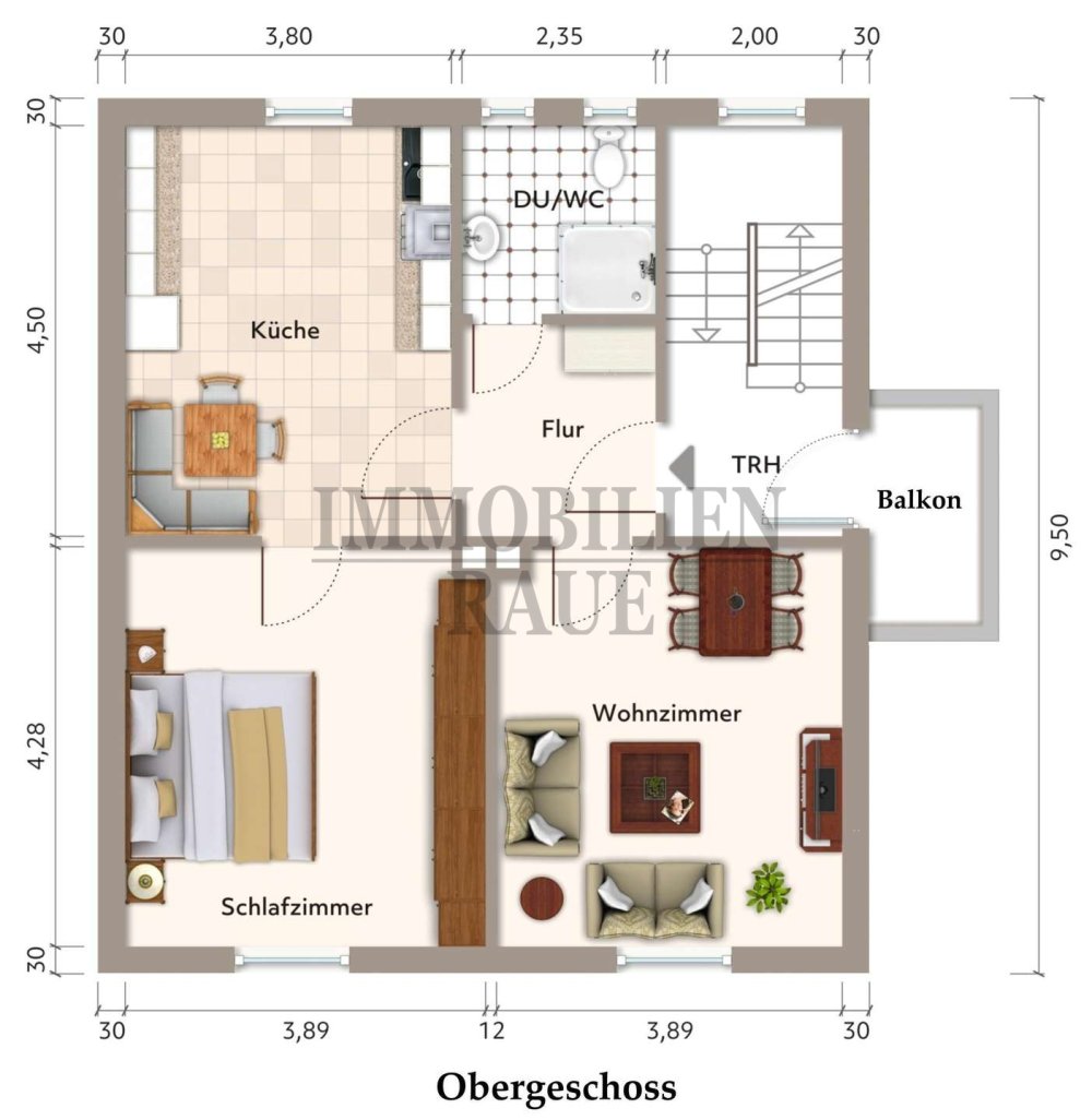Plan Obergeschoss