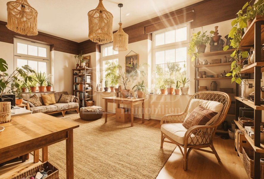 Wohnzimmer/Homeoffice - Einrichtungsbeispiel