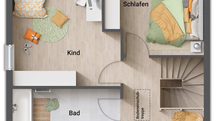 SCHLÜSSELFERTIGES MASSIVHAUS - EFFIZIENSHAUS 55 MIT UMFASSENDEM BAUSERVICE