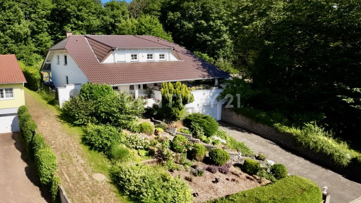 Exklusive Waldrandvilla in Schiffweiler – Architektonisches Juwel mit Weitblick
