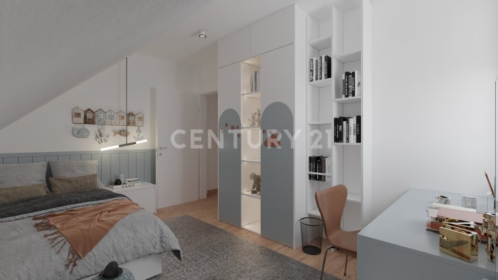 Charmante Dachgeschosswohnung mit Balkon und Gartenzugang