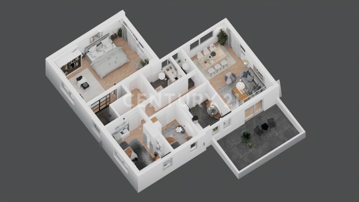 Charmante Dachgeschosswohnung mit Balkon und Gartenzugang