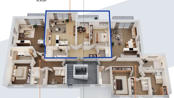 Moderne 3-ZKB-Neubauwohnung mit Balkon & Aufzug in Rehlingen zu vermieten