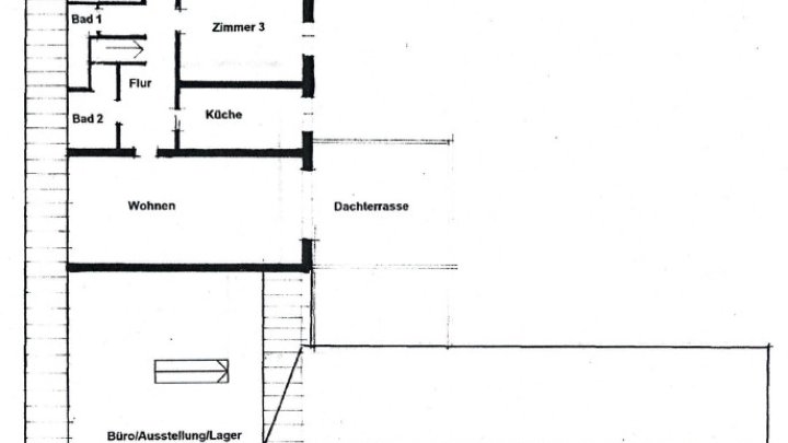 Zweifamilienhaus mit Gewerbeanteil: Halle, Werkstatt, Garagen, über 800m² Gesamtfläche