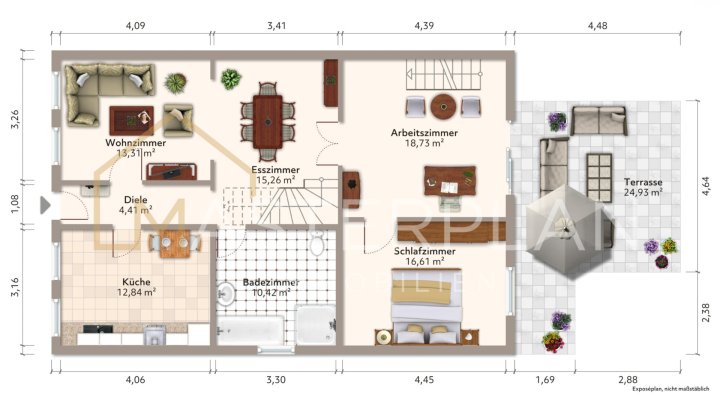 Gemütliches Einfamilienhaus mit Terrasse und Garten