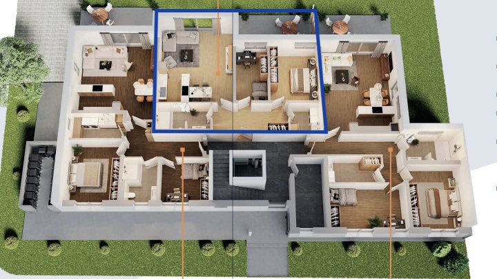 Hochwertige 3-ZKB-Neubauwohnung mit Terrasse & Stellplatz in Rehlingen zu vermieten